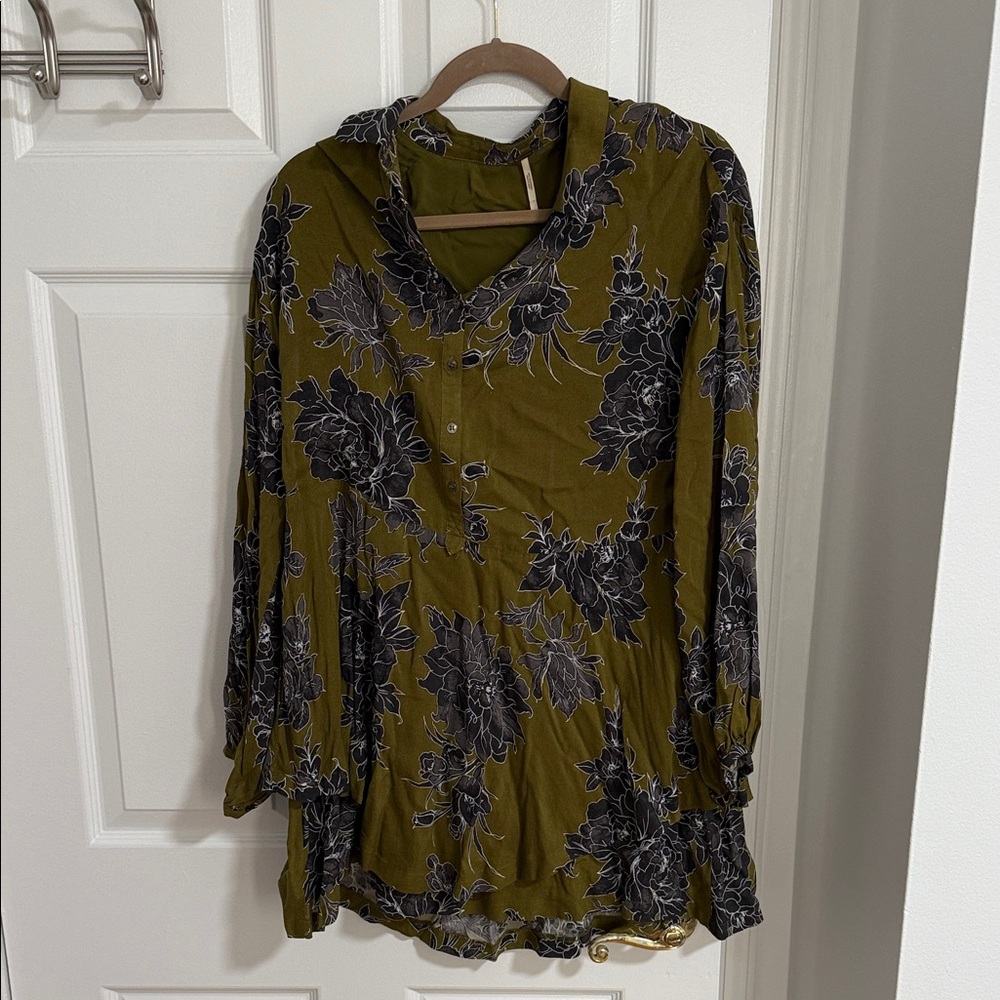 Free people long sleeve Tunic Top / shirt dress